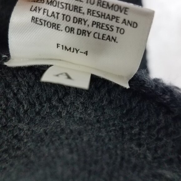 Eileen Fisher Size S Merino Wool Cardigan Sweater in Charcoal Gray - Picture 8 of 11